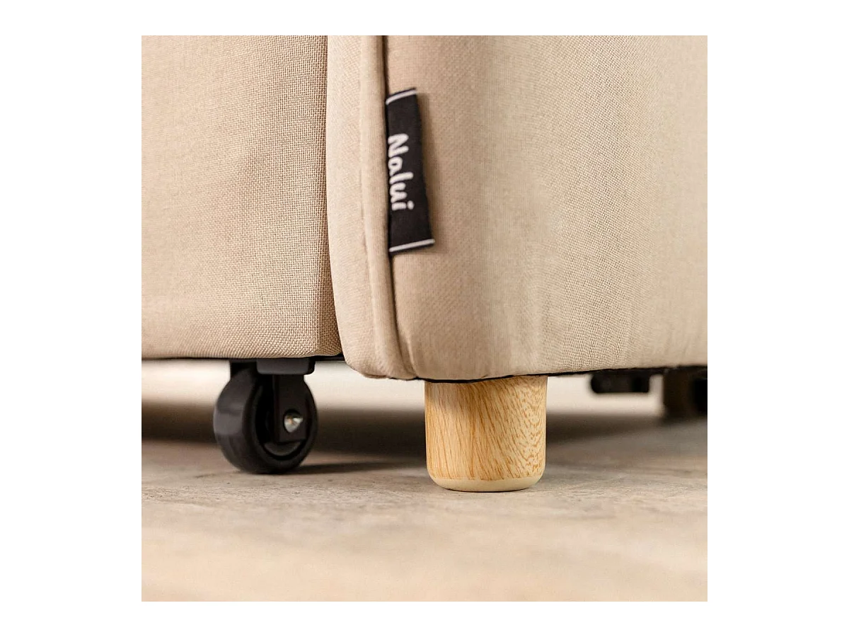 Sofá Cama  Nest 3 Beige - Nalui