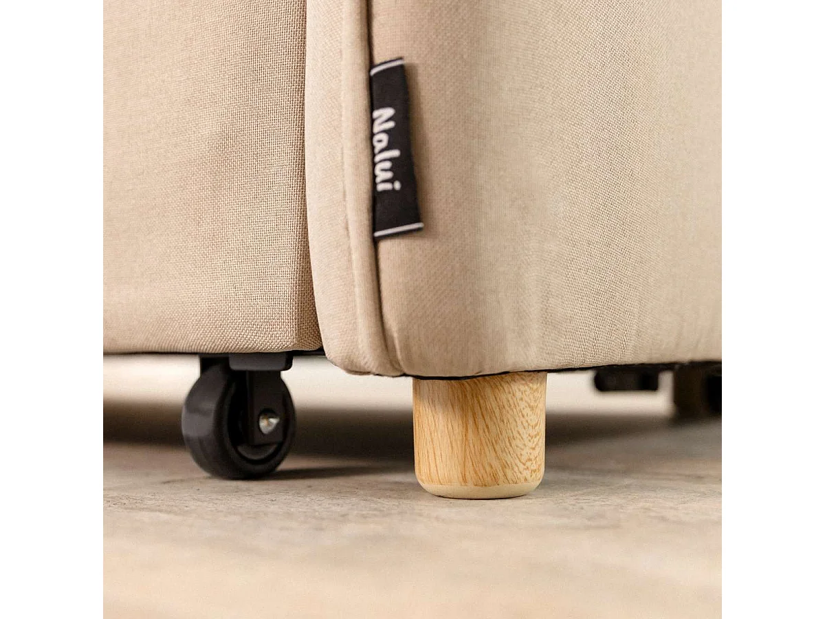 Sofá Cama  Nest 3 Beige - Nalui