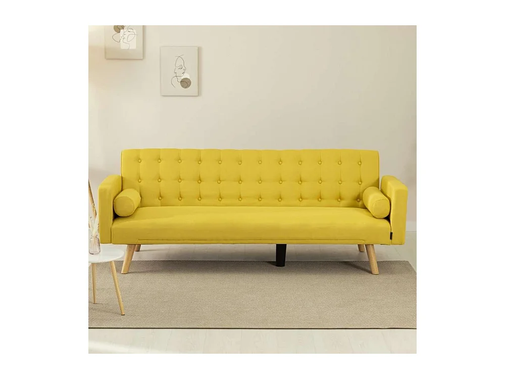 Sofá Cama  One Dots Amarillo - Nalui