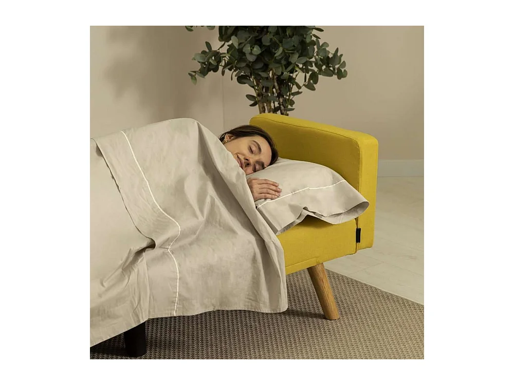 Sofá Cama  One Dots Amarillo - Nalui