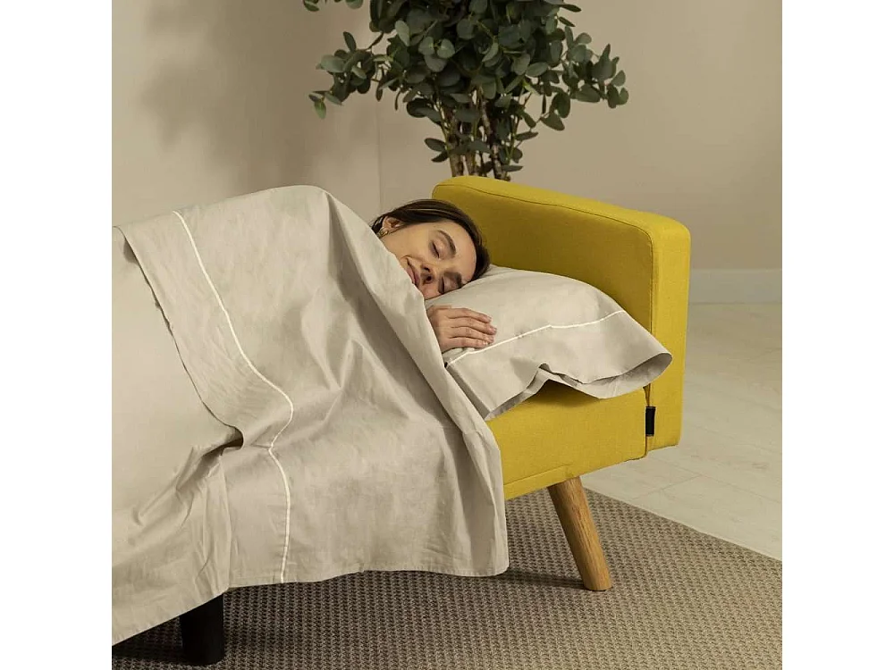 Sofá Cama  One Dots Amarillo - Nalui