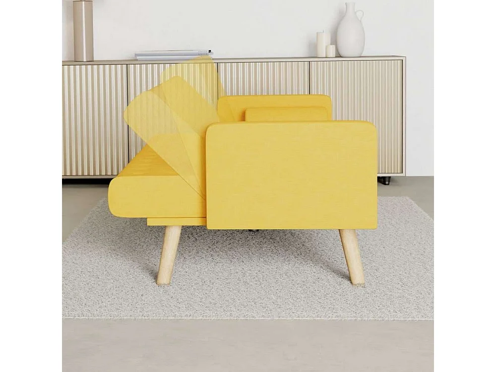 Sofá Cama  One Dots Amarillo - Nalui
