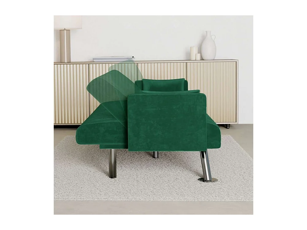 Sofá Cama  One Lines Verde - Nalui