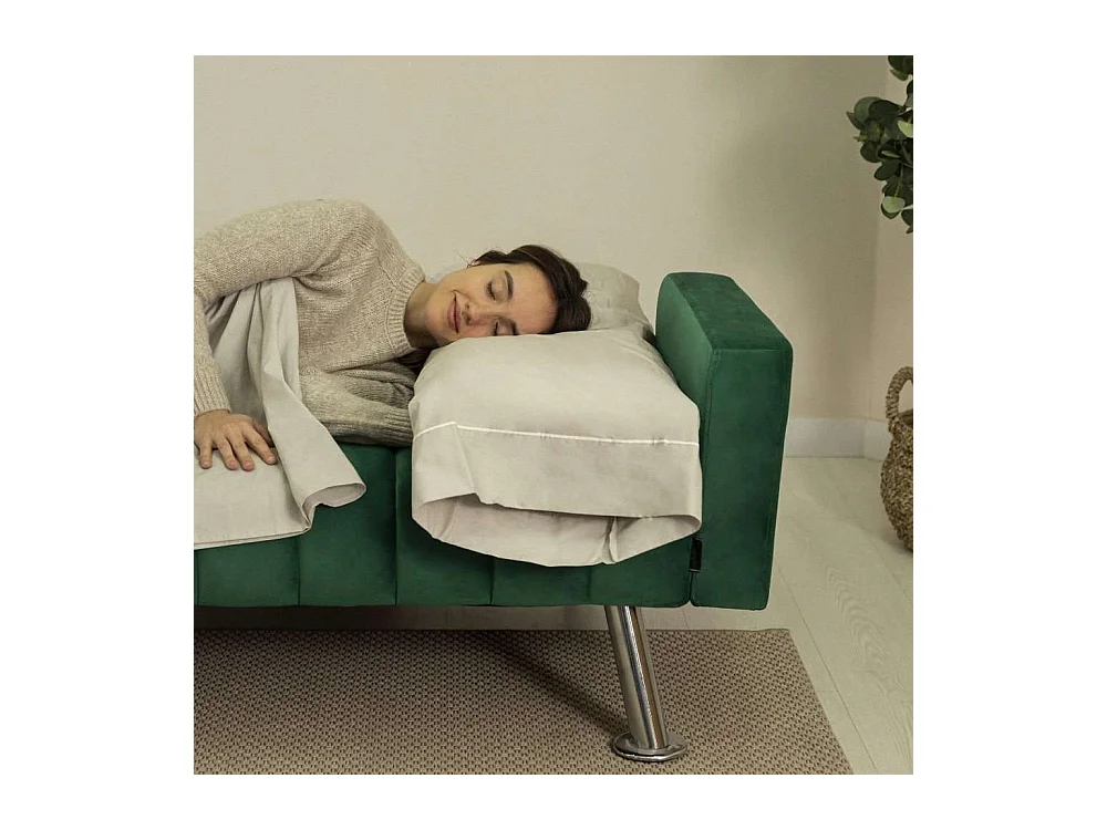 Sofá Cama  One Lines Verde - Nalui
