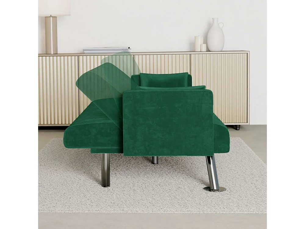 Sofá Cama  One Lines Verde - Nalui