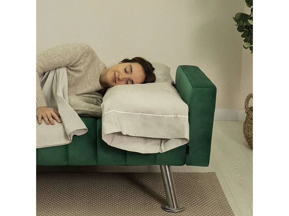Sofá Cama  One Lines Verde - Nalui