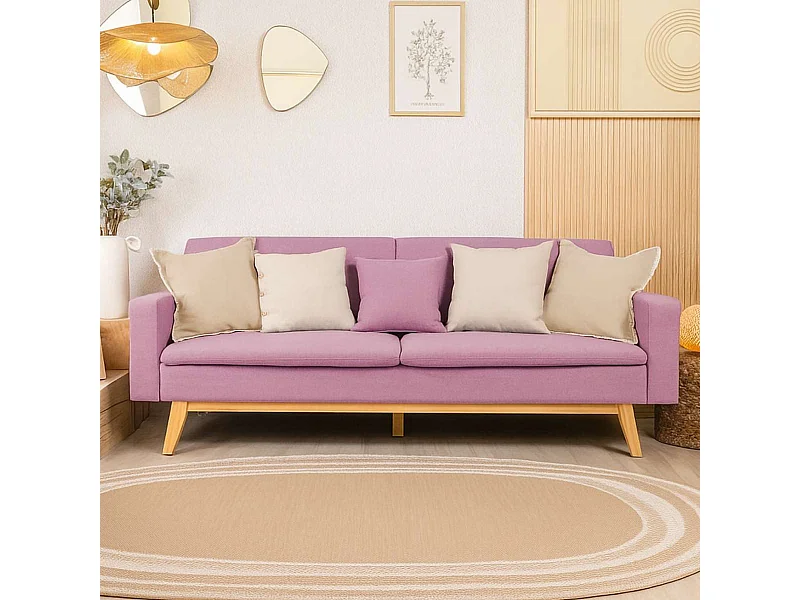 Sofá Cama  Reine Rosa - Nalui