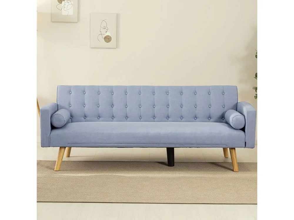 Sofá Cama  One Dots Azul - Nalui