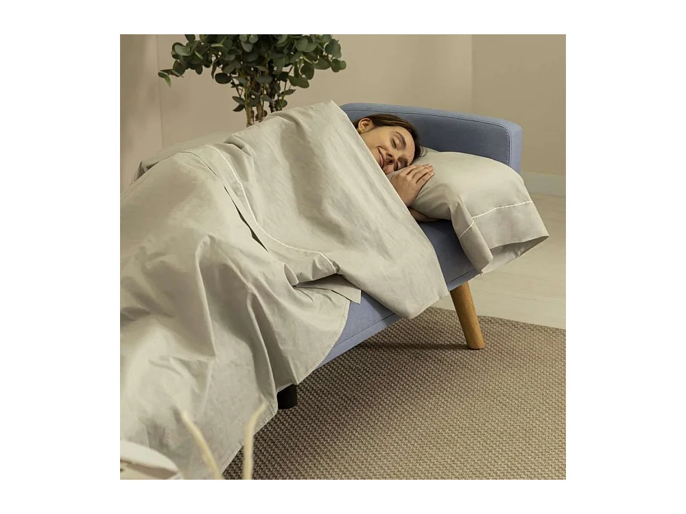 Sofá Cama  One Dots Azul - Nalui