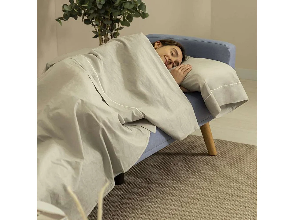 Sofá Cama  One Dots Azul - Nalui