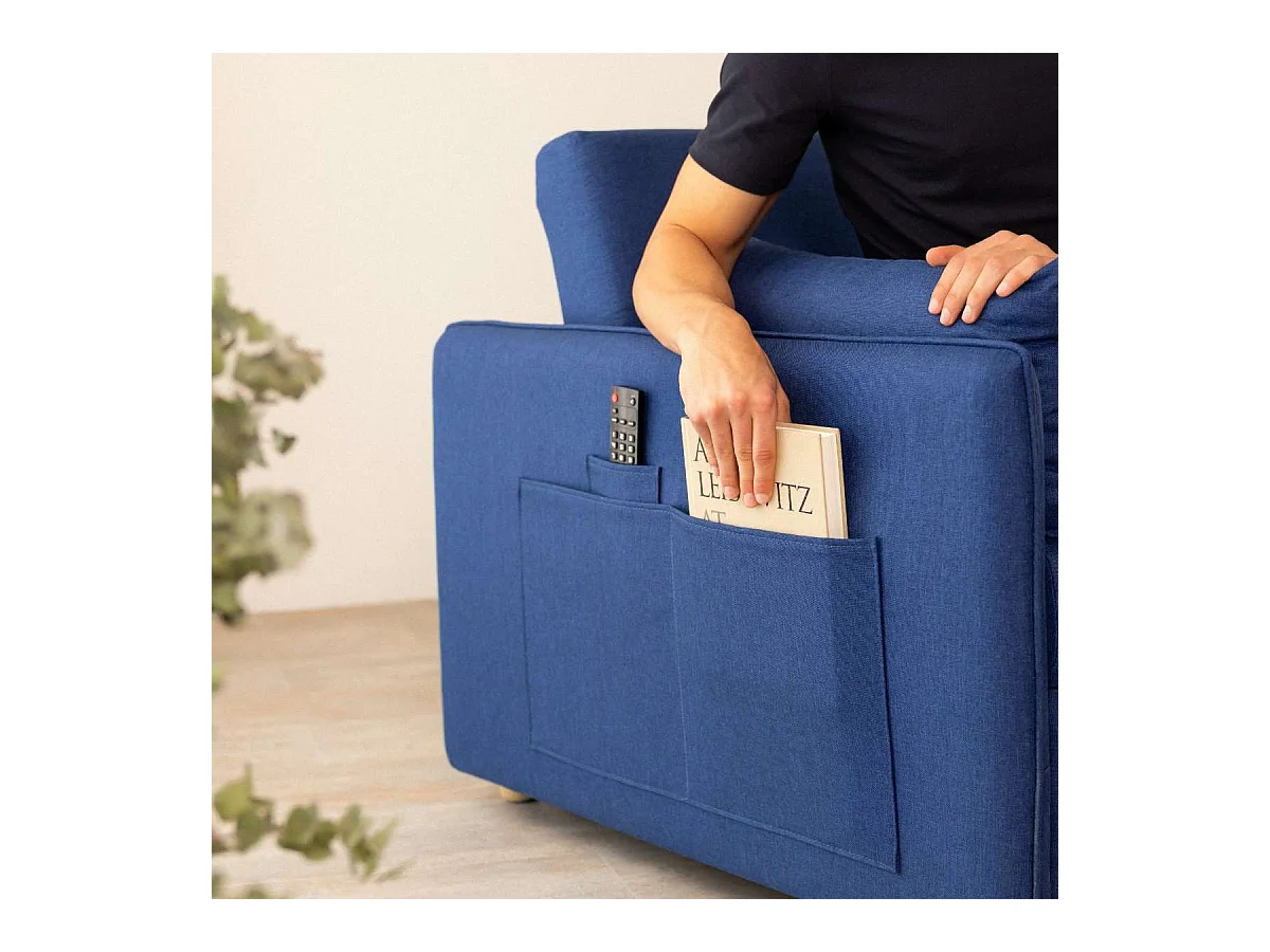 Sofá Cama  Nest 2 Azul Marino - Nalui