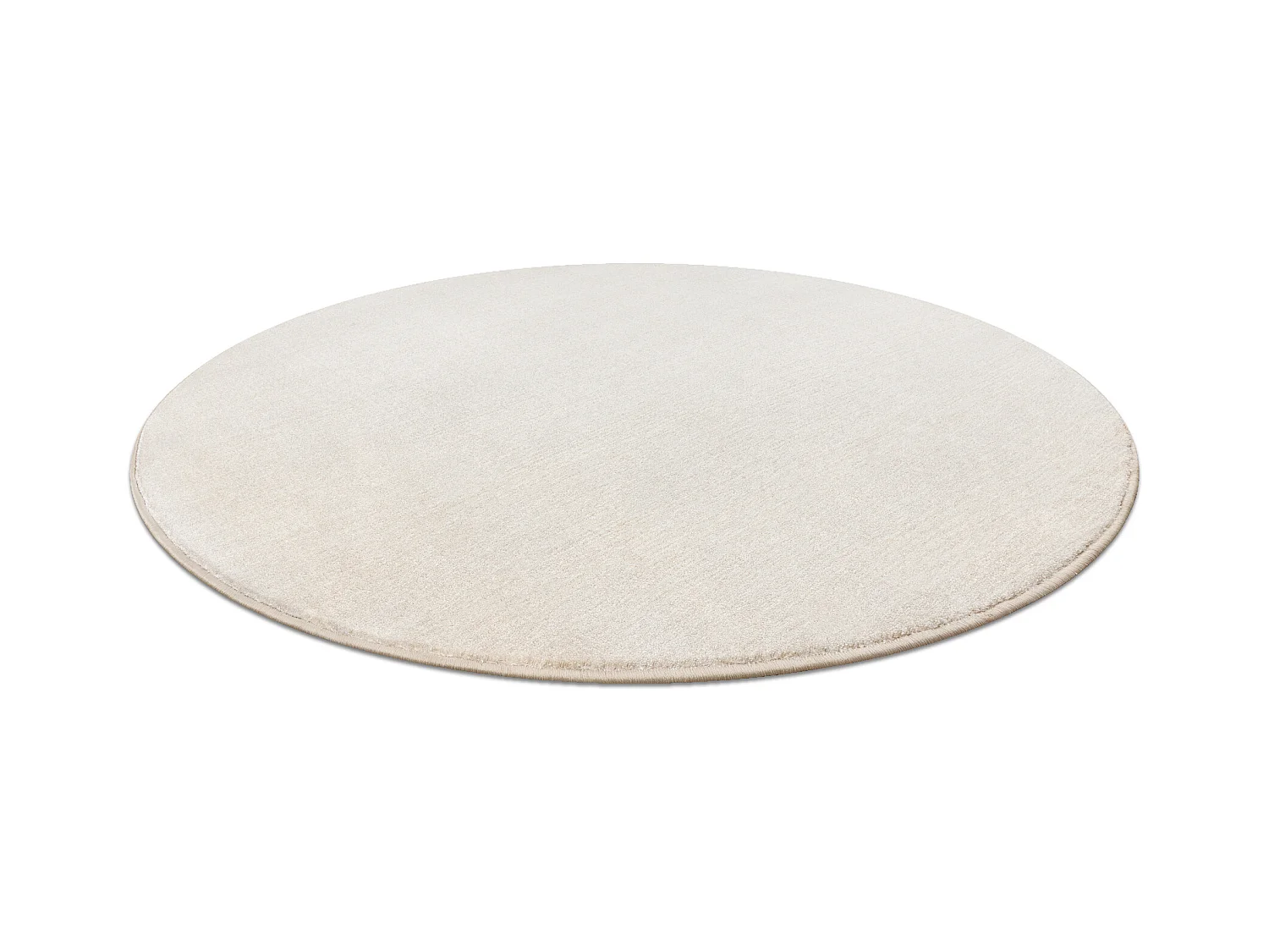 TAPIS cercle SEDUCTION crème 34 doux, durable, chambre, hôtel cercle 150 cm