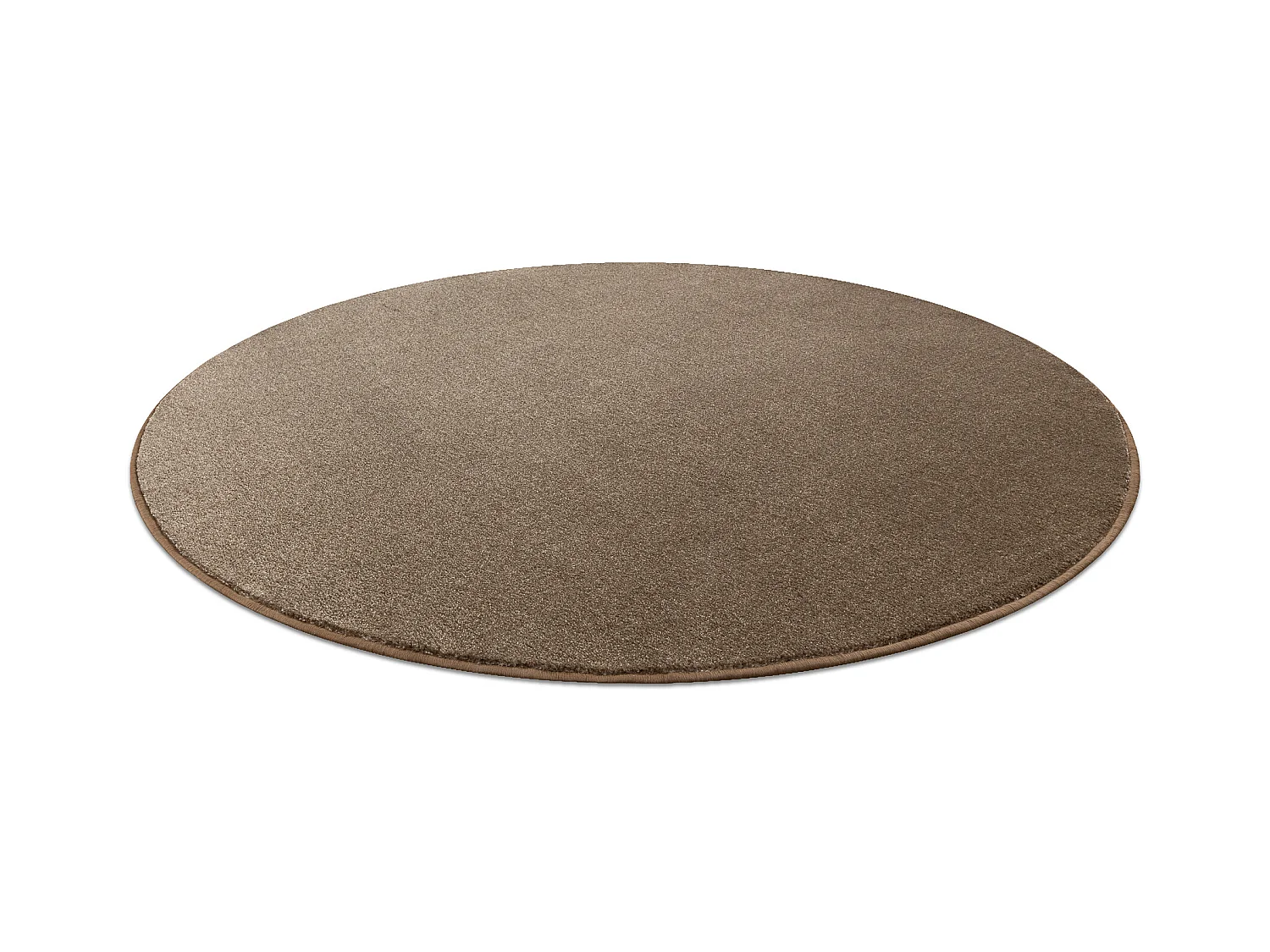 TAPIS cercle SEDUCTION marron 46 doux, durable, chambre, hôtel cercle 100 cm