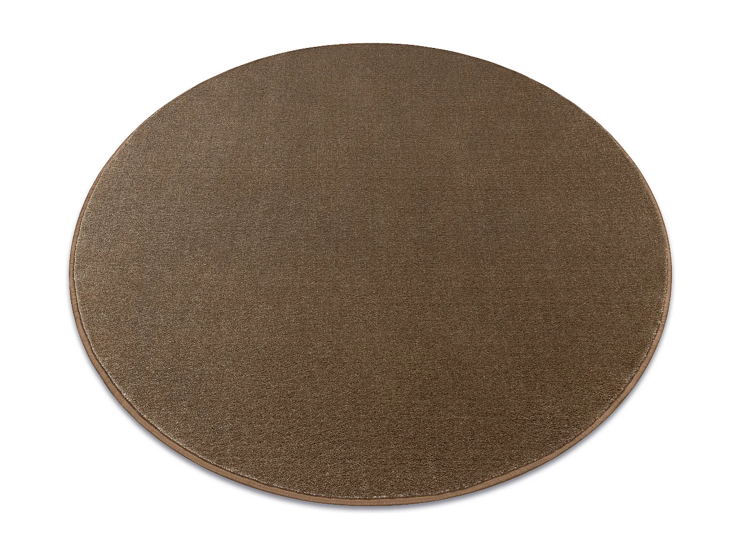 TAPIS cercle SEDUCTION marron 46 doux, durable, chambre, hôtel cercle 170 cm