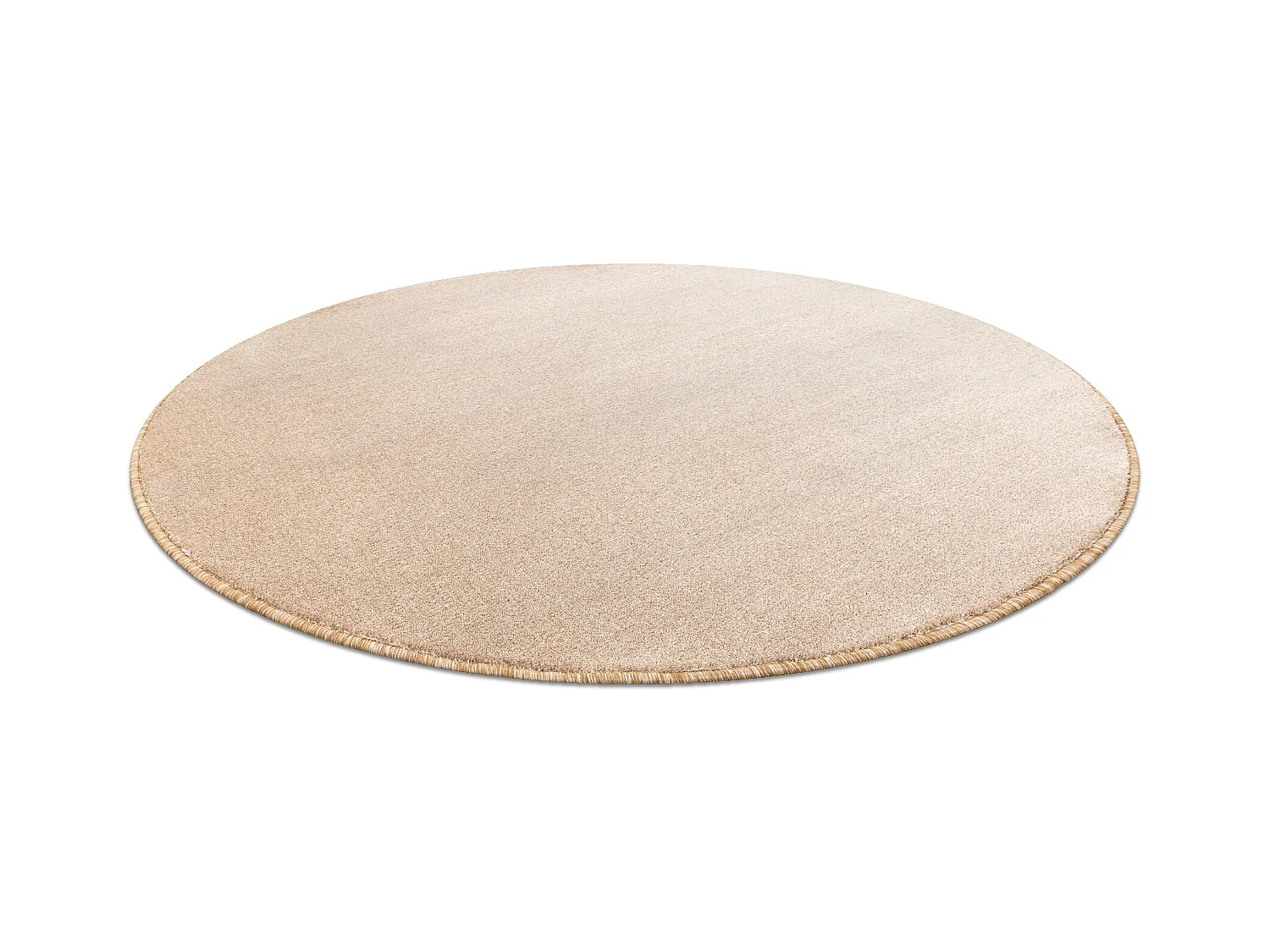 TAPIS cercle SEDUCTION beige 41 doux, durable, chambre, hôtel cercle 133 cm