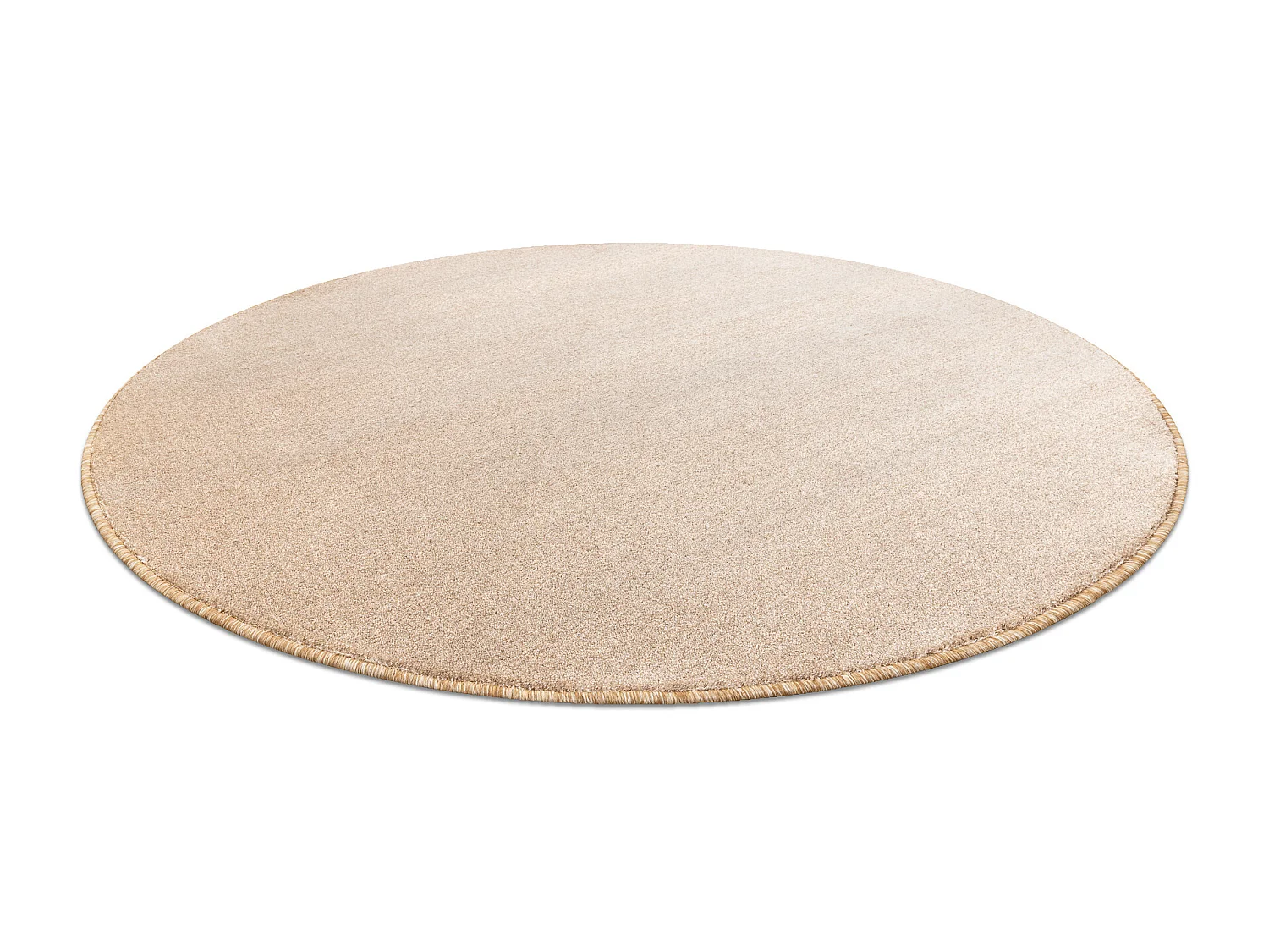 Moqueta SEDUCTION círculo beige 41 suave, duradero, dormitorio, hotel cercle 100 cm