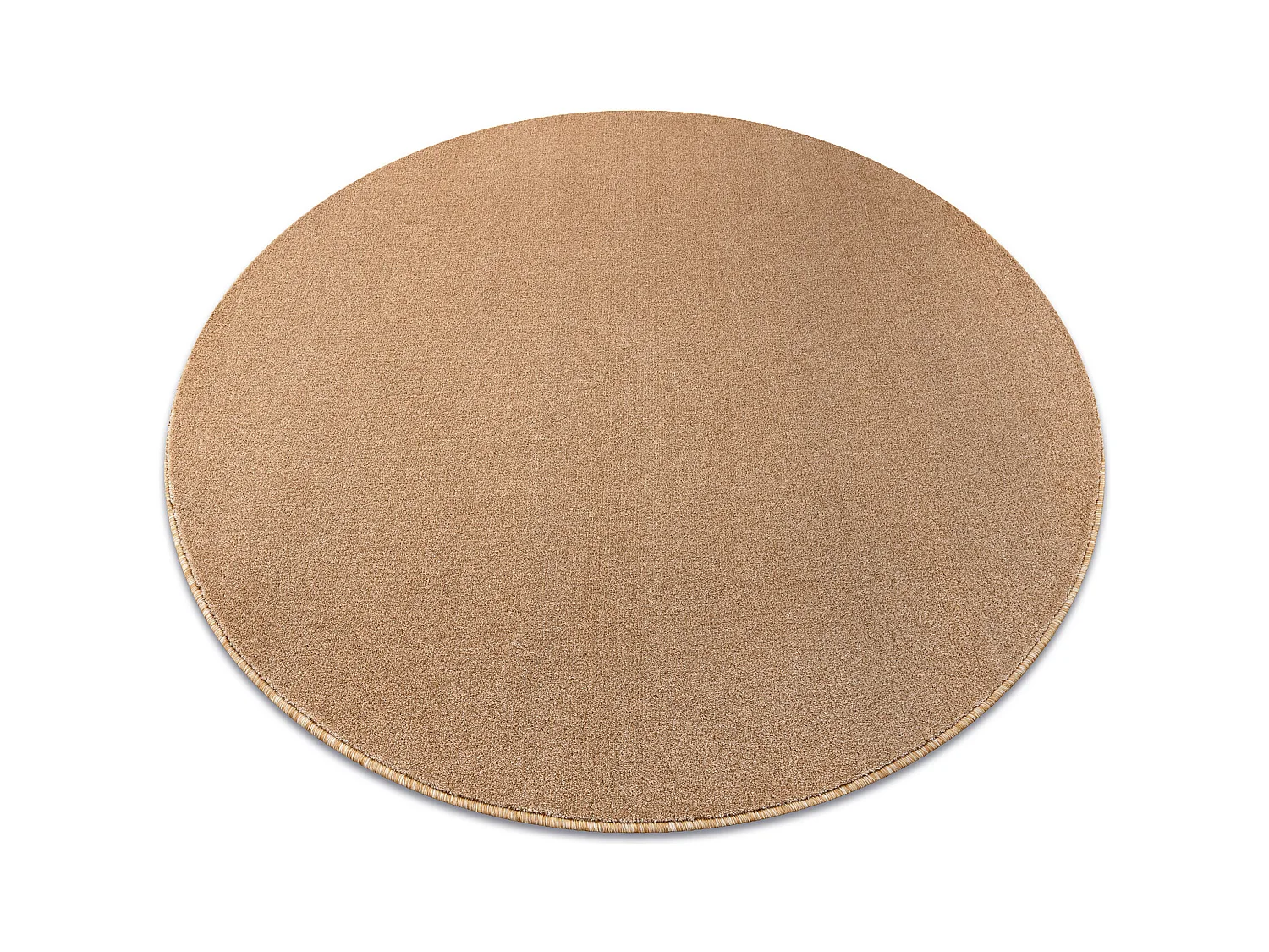 TAPIS cercle SEDUCTION beige 41 doux, durable, chambre, hôtel cercle 150 cm