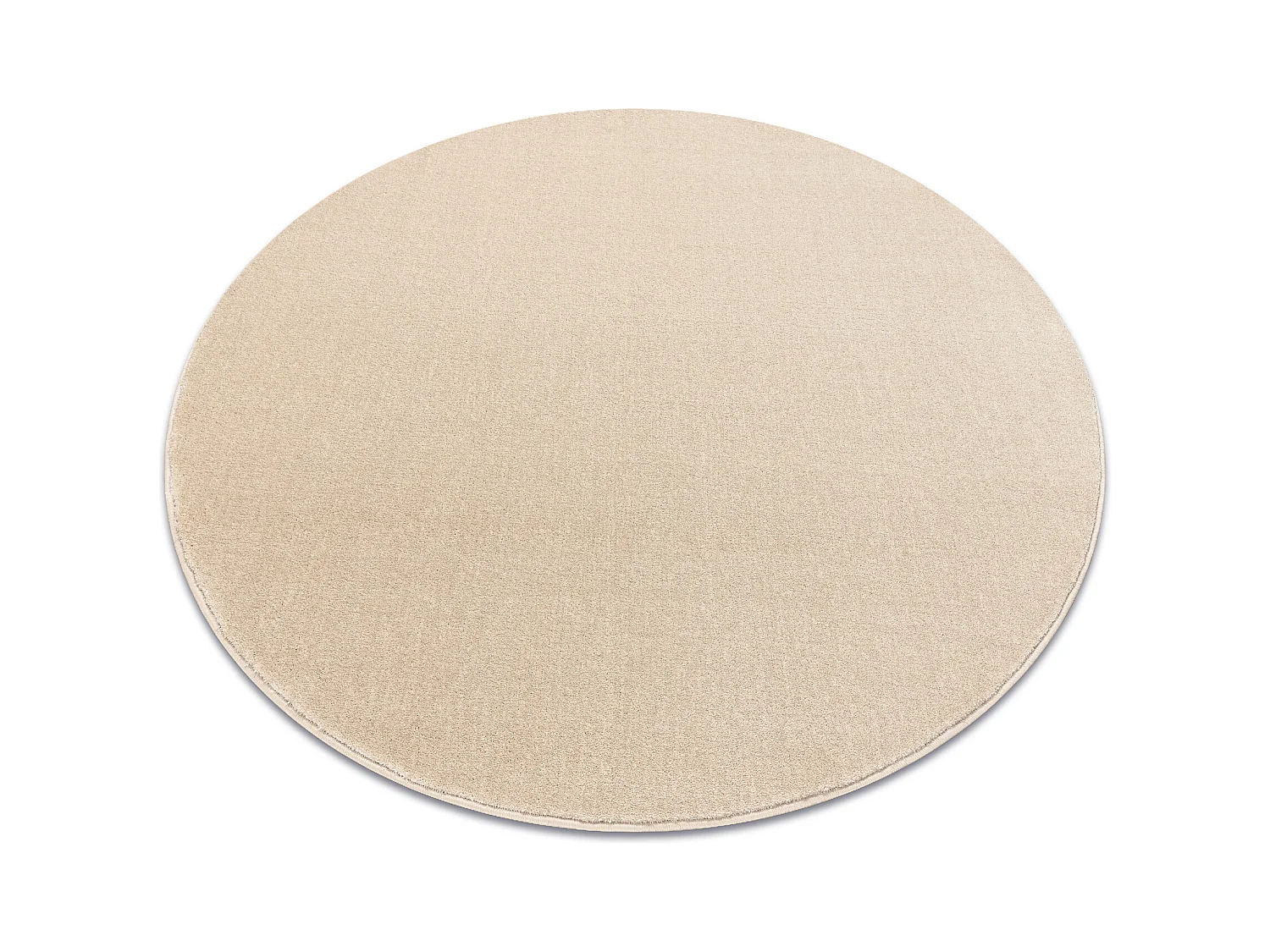 TAPIS cercle SEDUCTION crème 34 doux, durable, chambre, hôtel cercle 100 cm