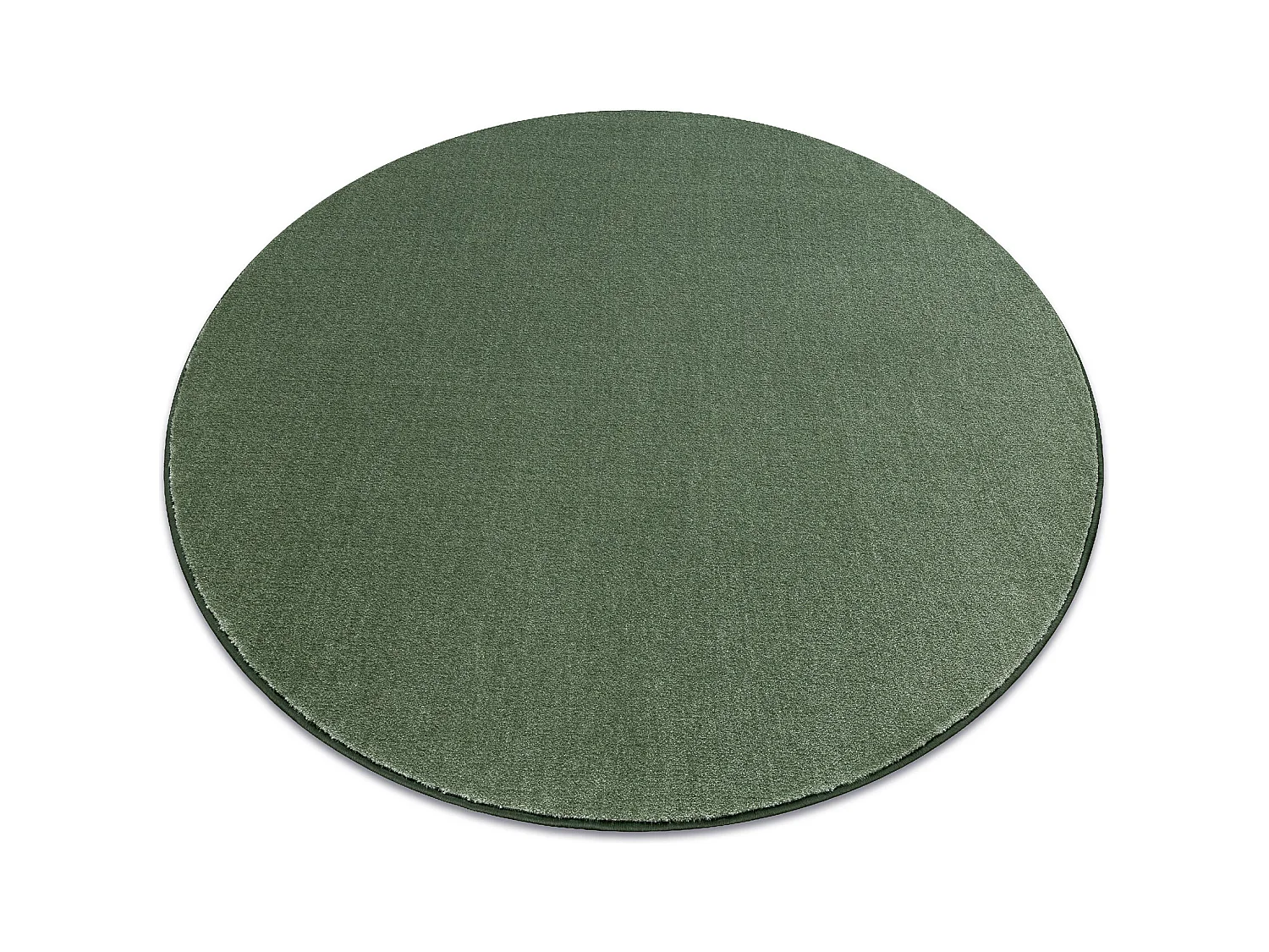 TAPIS cercle SEDUCTION vert 26 doux, durable, chambre, hôtel cercle 100 cm