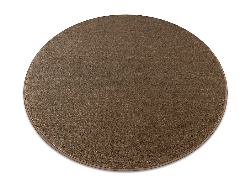 TAPIS cercle SEDUCTION marron 46 doux, durable, chambre, hôtel cercle 133 cm