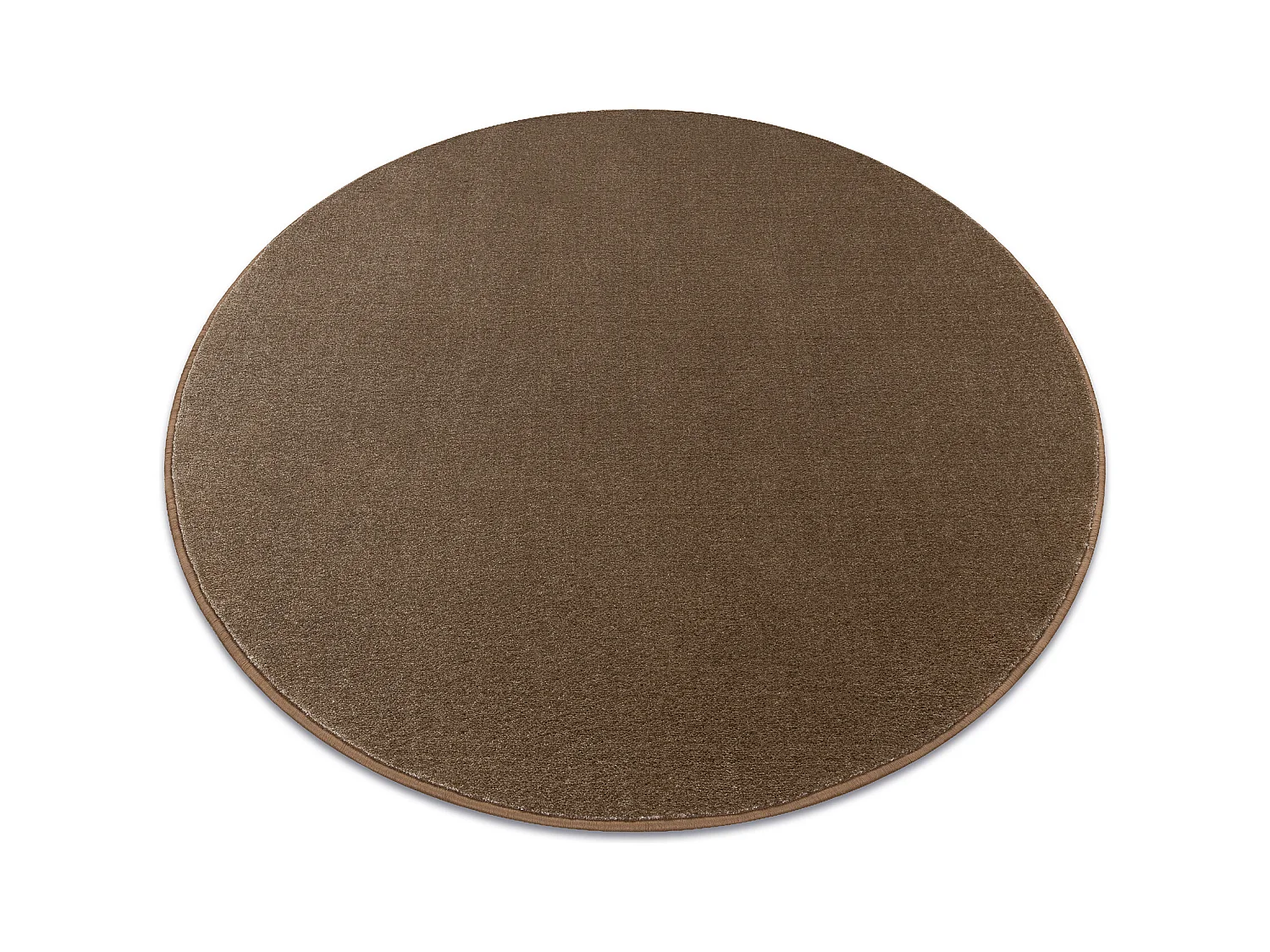 TAPIS cercle SEDUCTION marron 46 doux, durable, chambre, hôtel cercle 150 cm