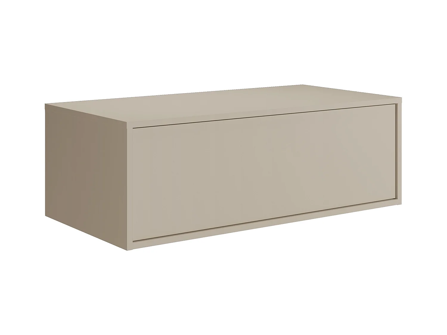 Mueble bajo lavabo flotante - Color beige - 94 cm - TEANA II
