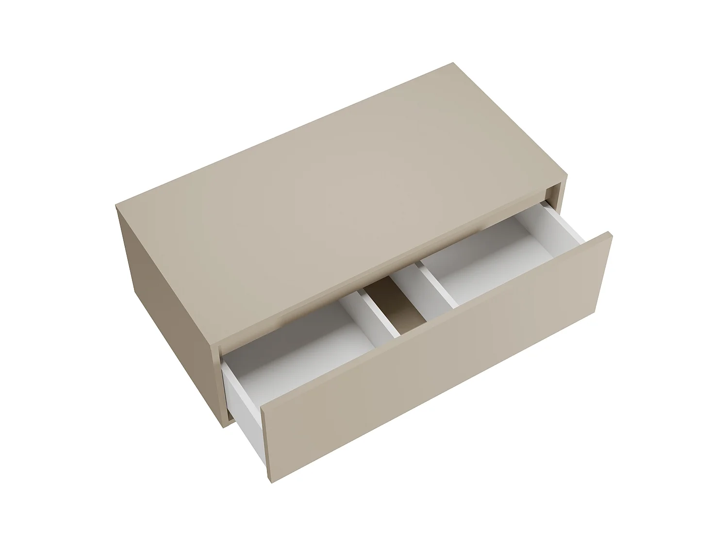 Mueble bajo lavabo flotante - Color beige - 94 cm - TEANA II