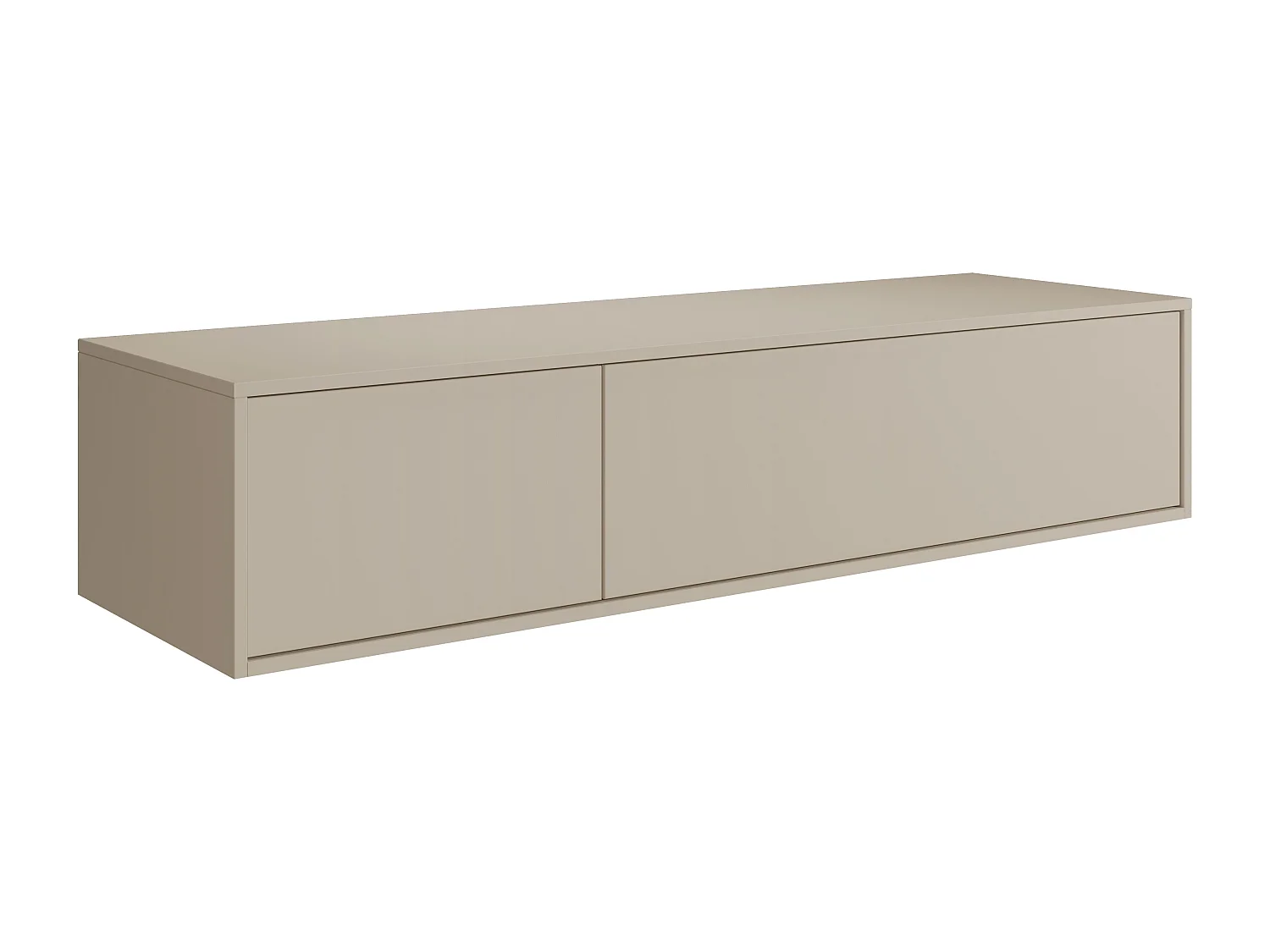 Meuble sous vasque suspendu - Coloris beige - L150 cm - ISAURE II