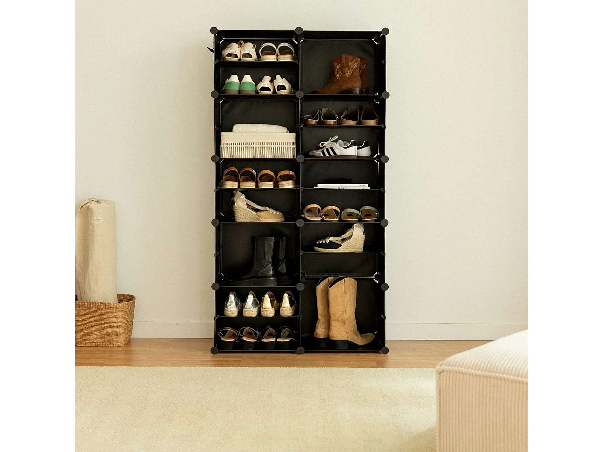 Zapateros  Cube C10 Negro - Newlux