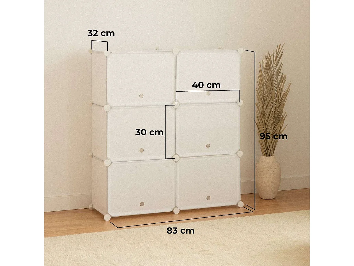 Zapateros  Cube C6 Blanco - Newlux