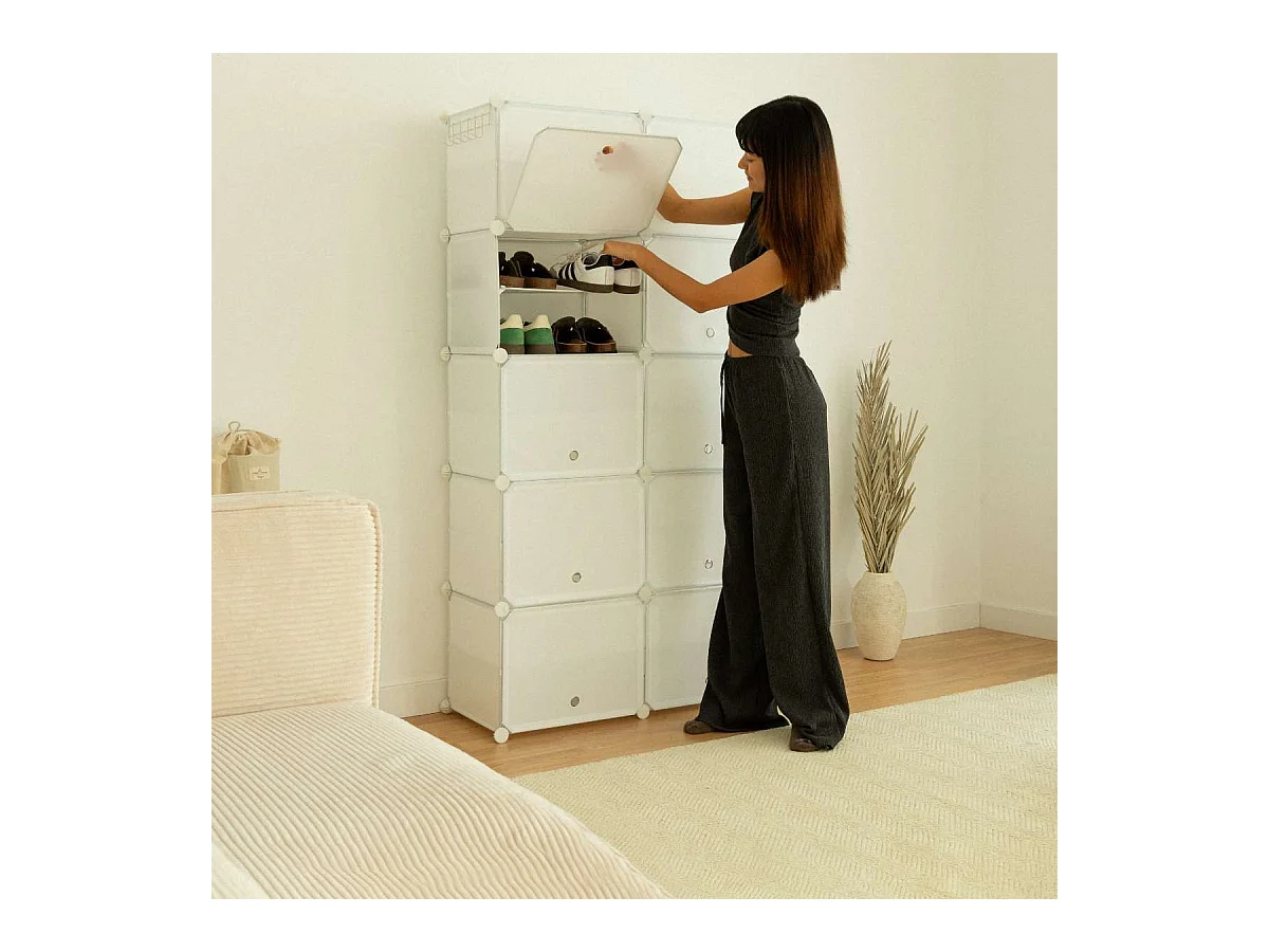 Zapateros  Cube C10 Blanco - Newlux