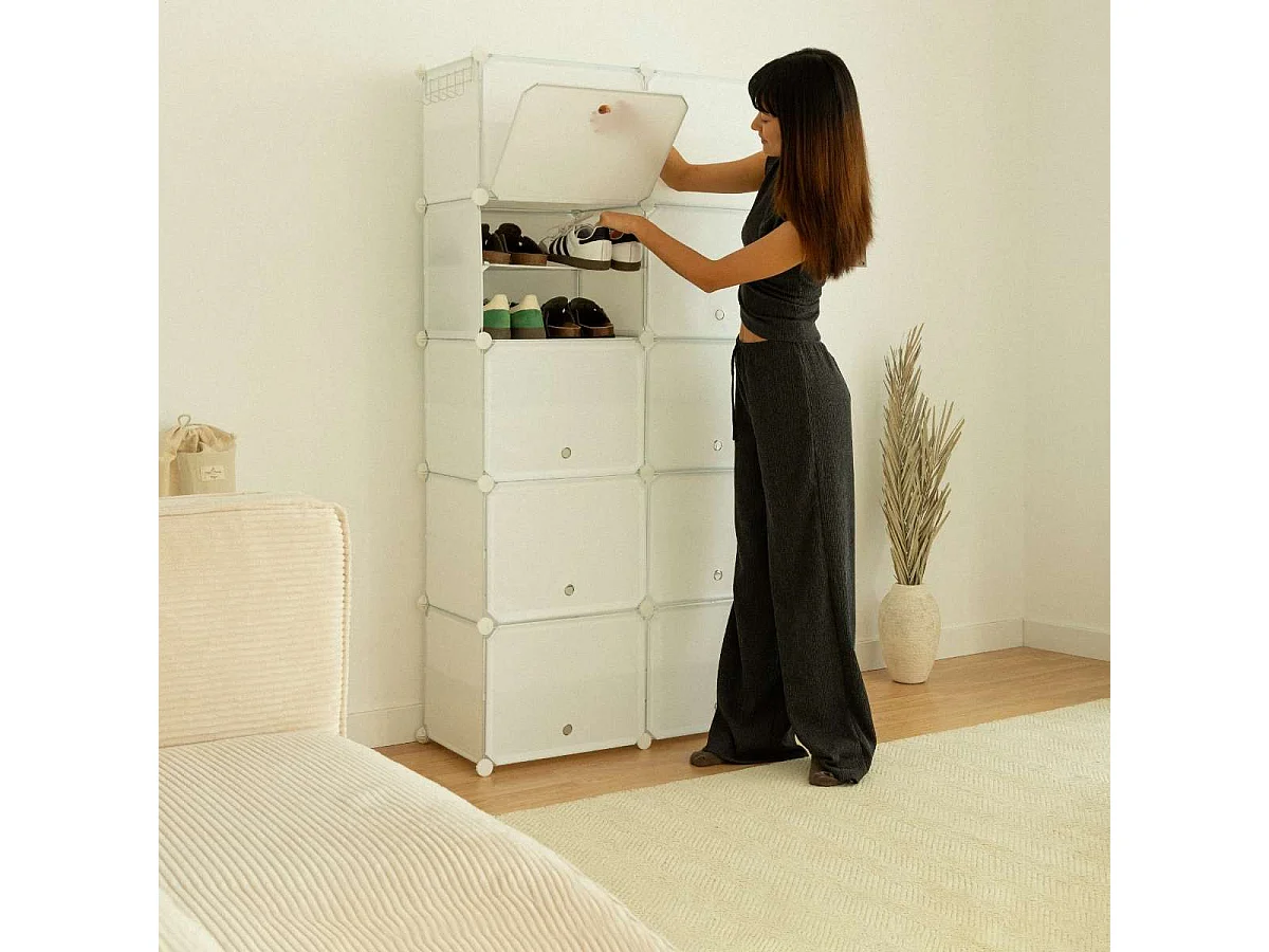 Zapateros  Cube C10 Blanco - Newlux