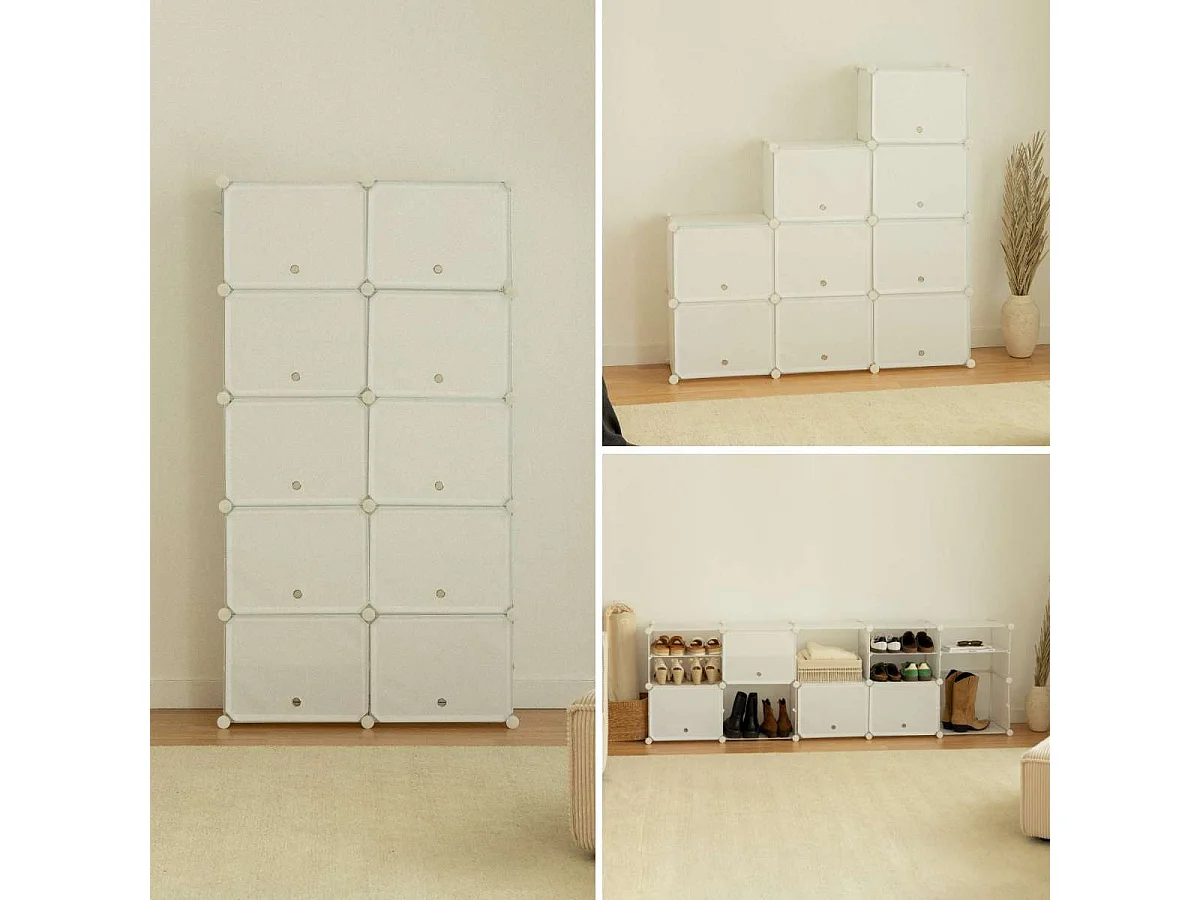 Zapateros  Cube C10 Blanco - Newlux