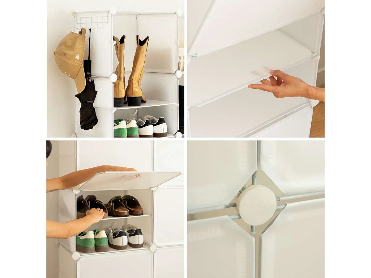 Zapateros  Cube C10 Blanco - Newlux