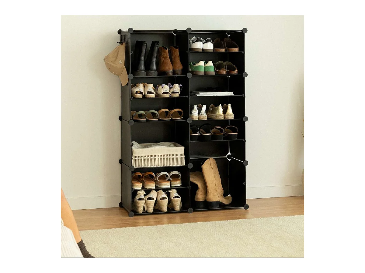 Zapateros  Cube C8 Negro - Newlux