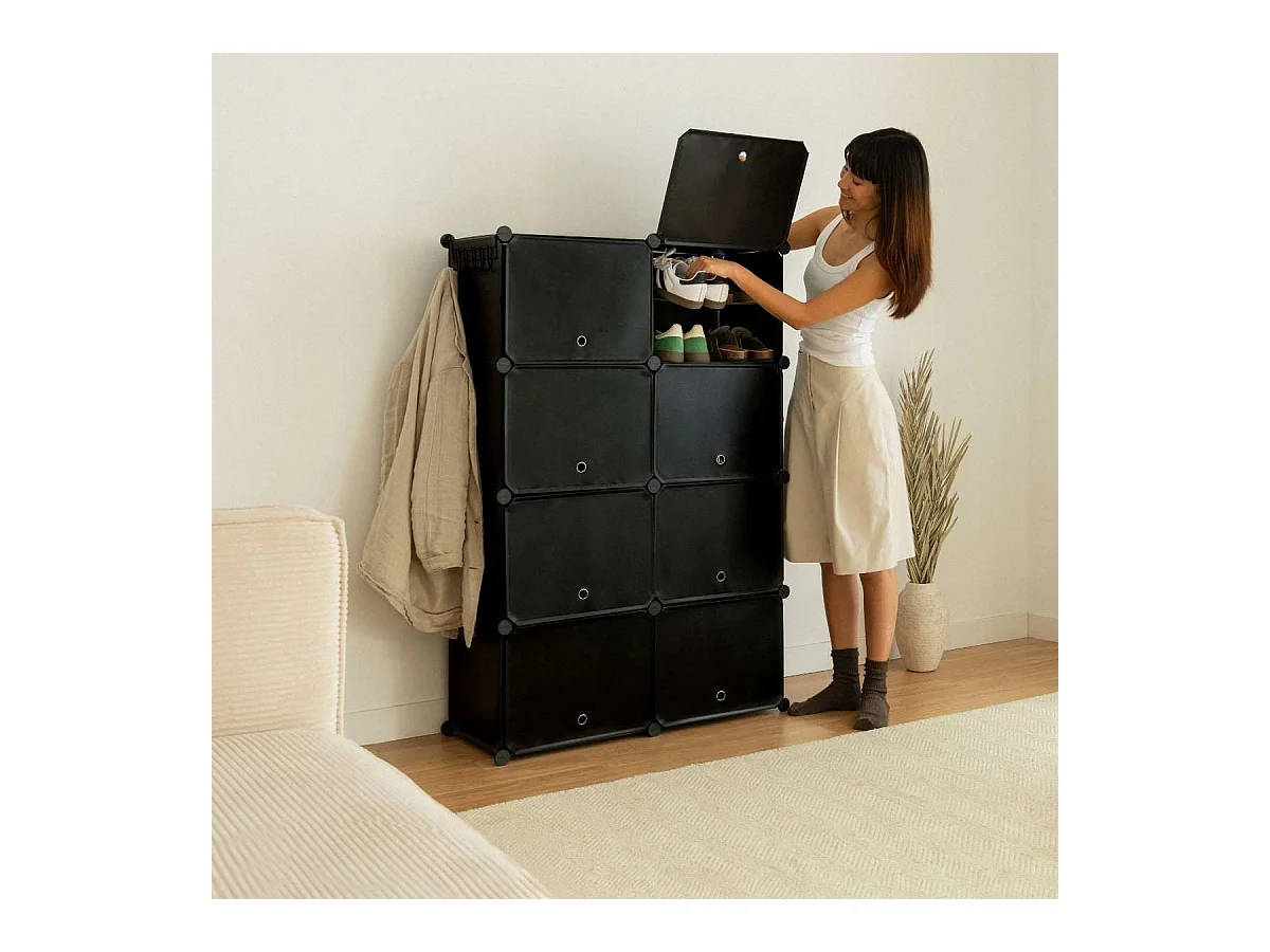 Zapateros  Cube C8 Negro - Newlux