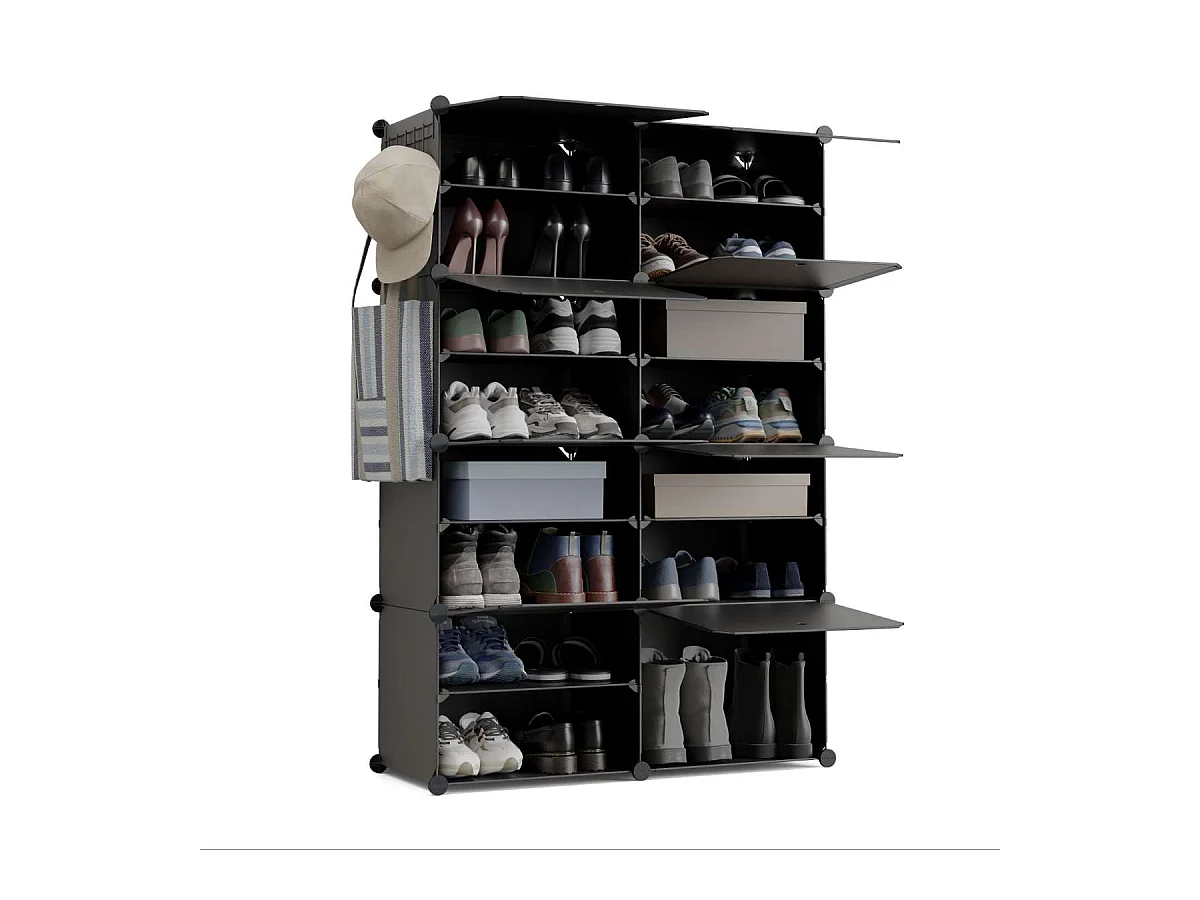 Zapateros  Cube C8 Negro - Newlux