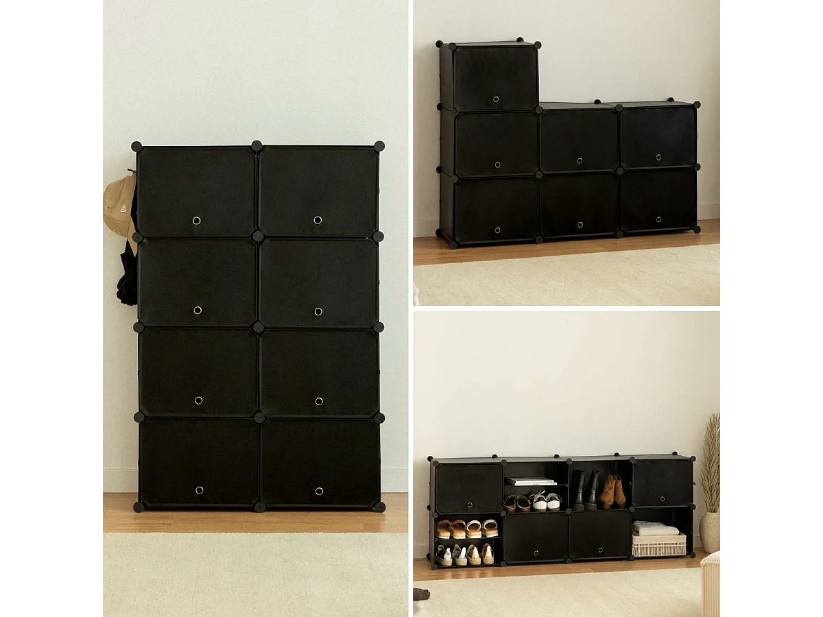 Zapateros  Cube C8 Negro - Newlux