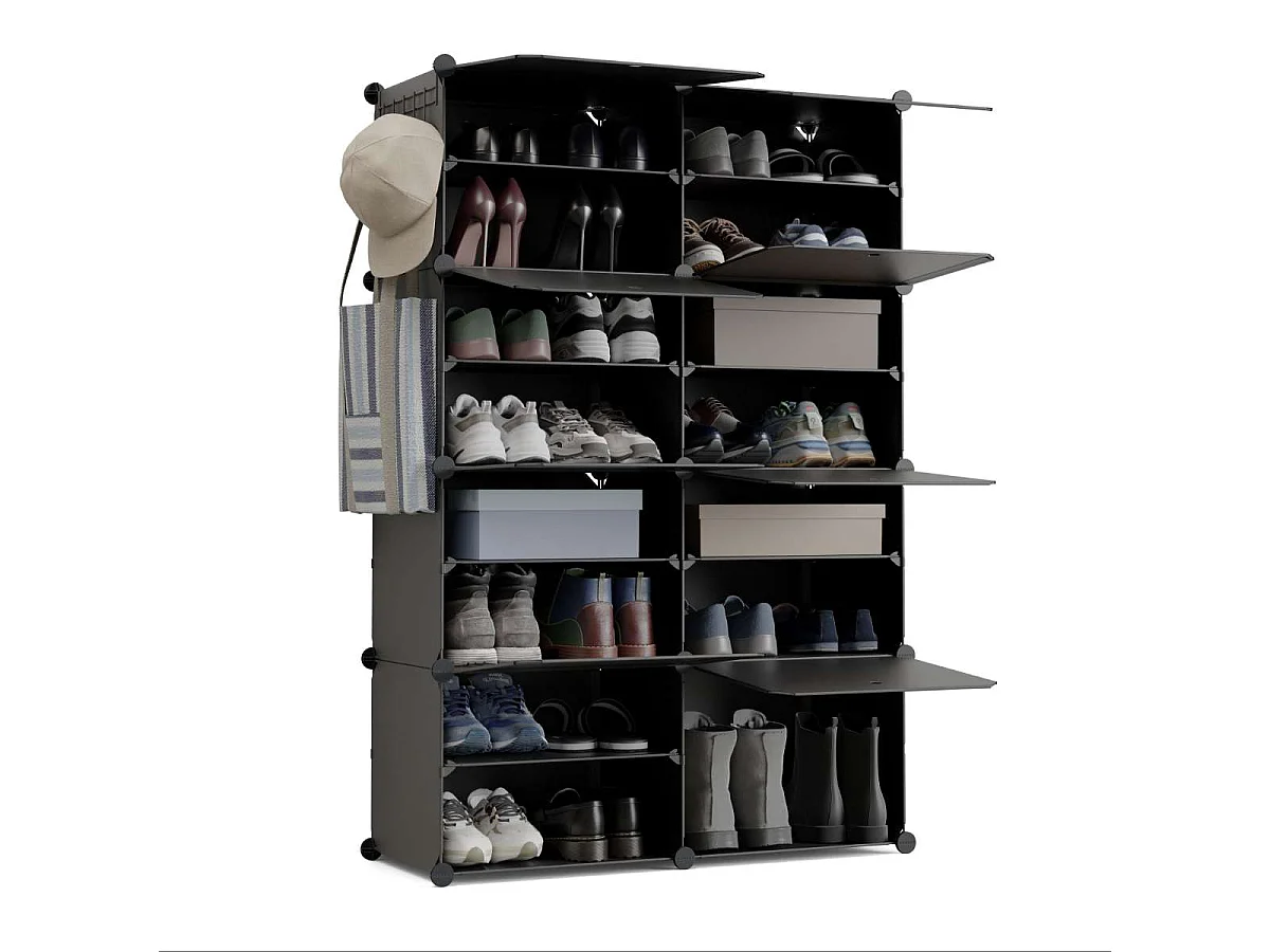 Zapateros  Cube C8 Negro - Newlux