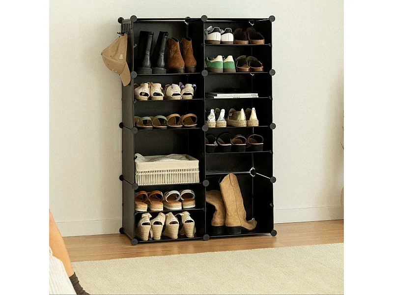 Zapateros  Cube C8 Negro - Newlux