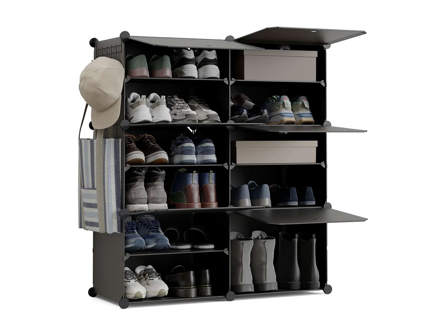 Zapateros  Cube C6 Negro - Newlux