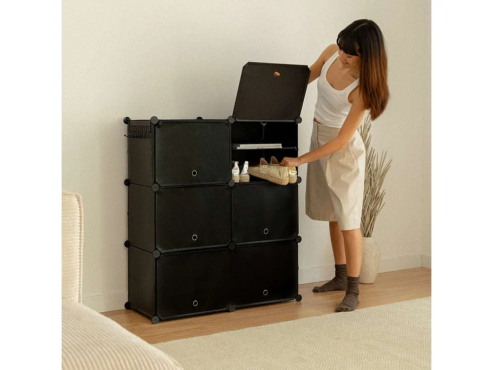 Zapateros  Cube C6 Negro - Newlux