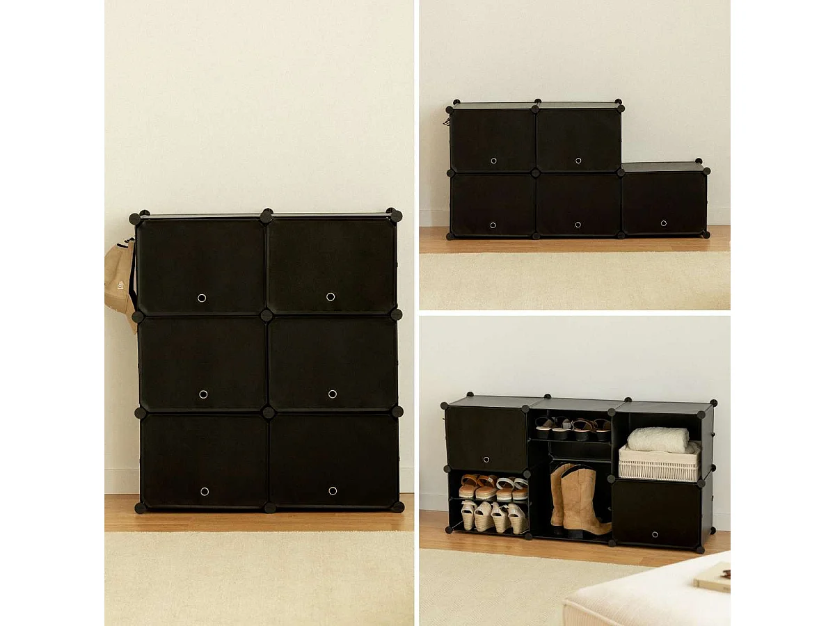 Zapateros  Cube C6 Negro - Newlux