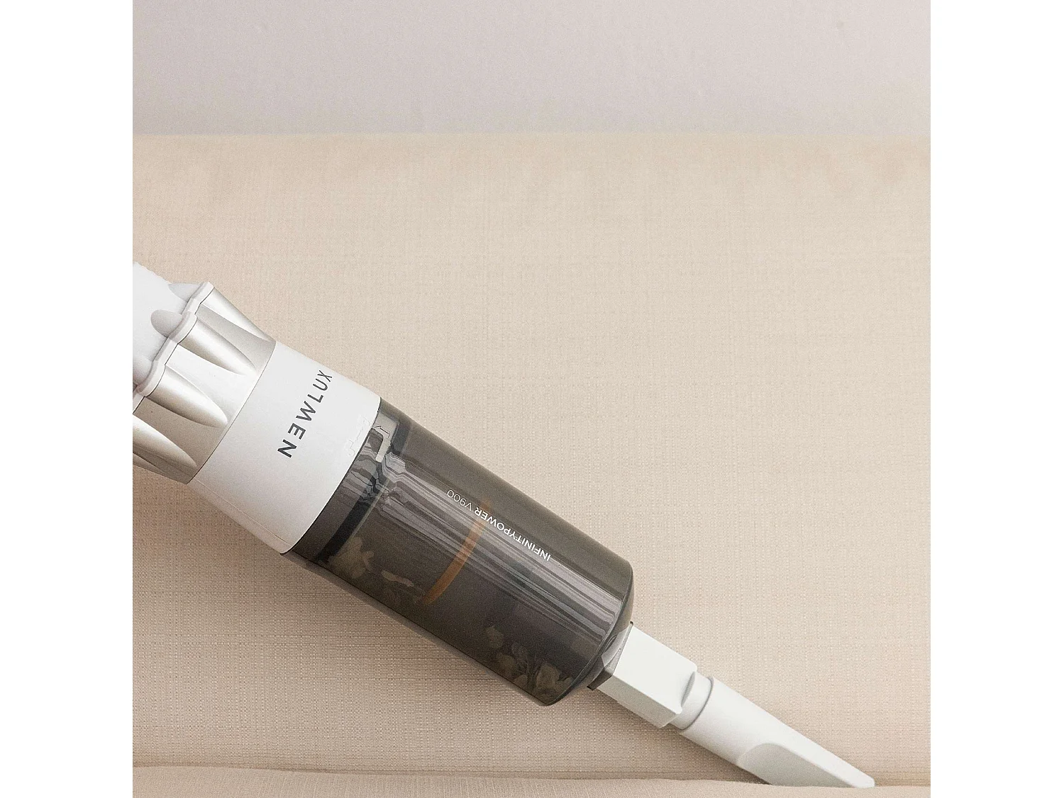 Aspirador Escoba  InfinityPower V900 Petfriend Blanco - Newlux