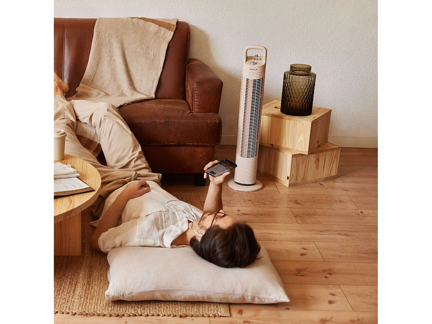 Ventilador de Torre  W80 Rosa - Newlux