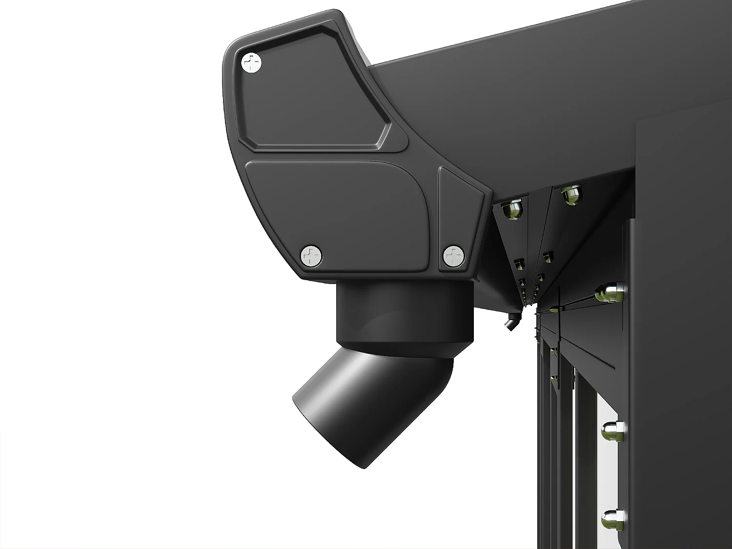 Véranda en aluminium et polycarbonate avec protection UV - 20,9 m² - anthracite - MATHILDA