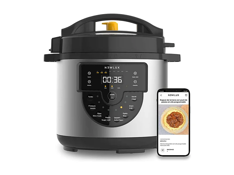 Olla Programable  Chef Pot V170 Negro - Newlux