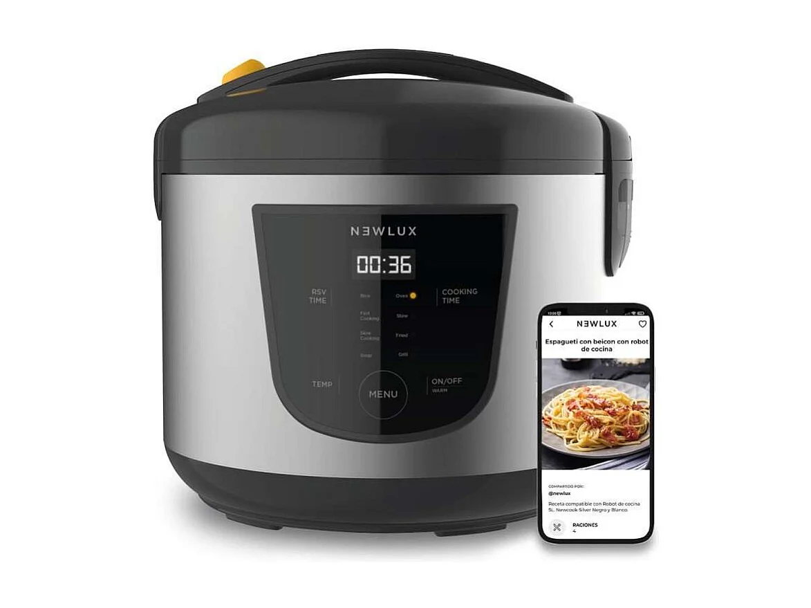 Robot de Cocina  SmartChef V50 Negra - Newlux