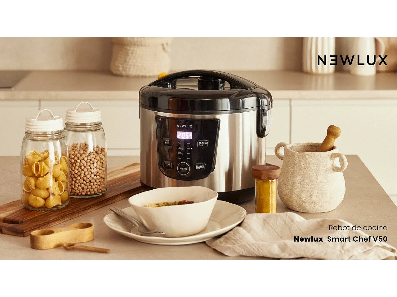 Robot de Cocina  SmartChef V50 Blanco - Newlux