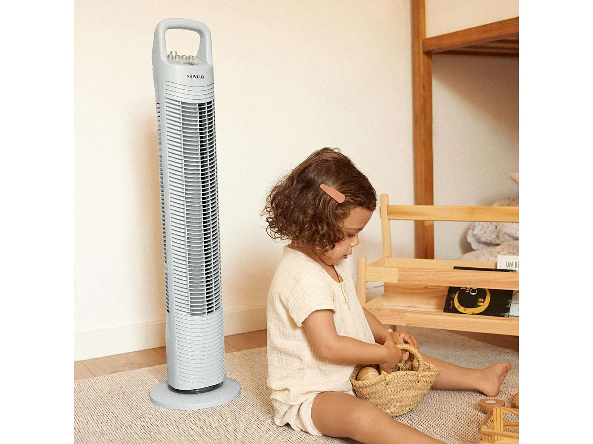 Ventilador de Torre  W80 Azul - Newlux